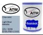 Preview: Chevrolet, Light Blue Metallic, 22U / 9288 B705-P901-0 818: 500ml Lackdose, von ATW Autoteile West.